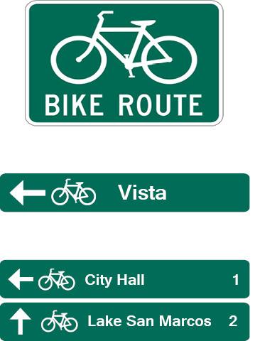 Wayfinding Sign Types A bicycle wayfinding system consists of comprehensive signing and/or pavement markings to guide bicyclists to their destinations along preferred bicycle routes.