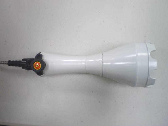 Hand Piece Handle + PRT000177 Large Cone This head is for general use and applications where no contact or soft tissue manipulation during treatment is desired.
