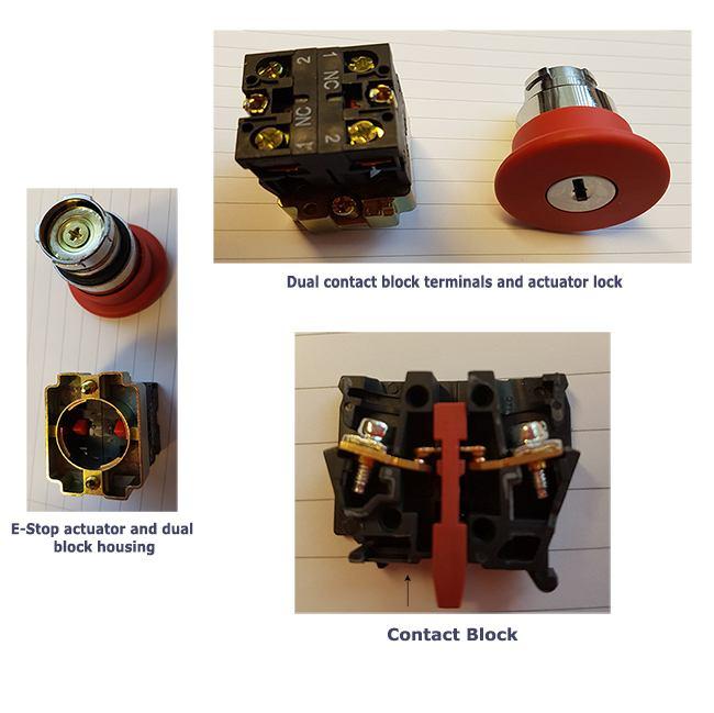 ~ 11 ~ Typical Key Release E-Stop Actuator Button Glossary: 1. PL e, Performance Level e (highest level). 2. SIL 3, Safety Integrity Level 3 (highest level). 3. SILCL 3, Safety Integrity Level - Claim Limit 3 (highest level).
