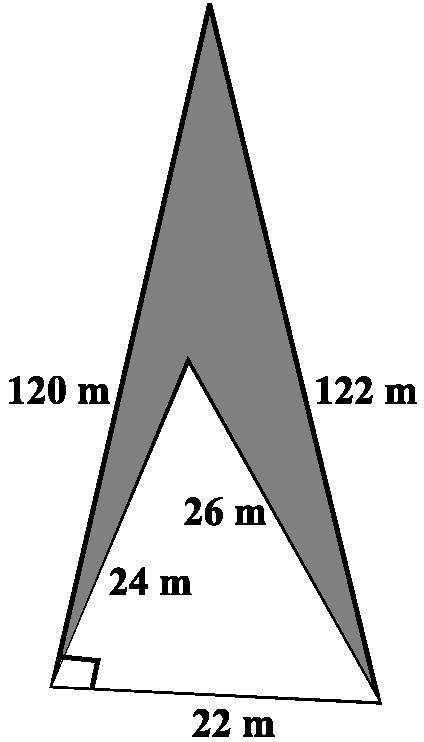 30. Find the area of a triangle two sides of which are 18cm and 10cm and the perimeter is 42cm. 31. The sides of a triangular field are 41 m, 40 m and 9 m.
