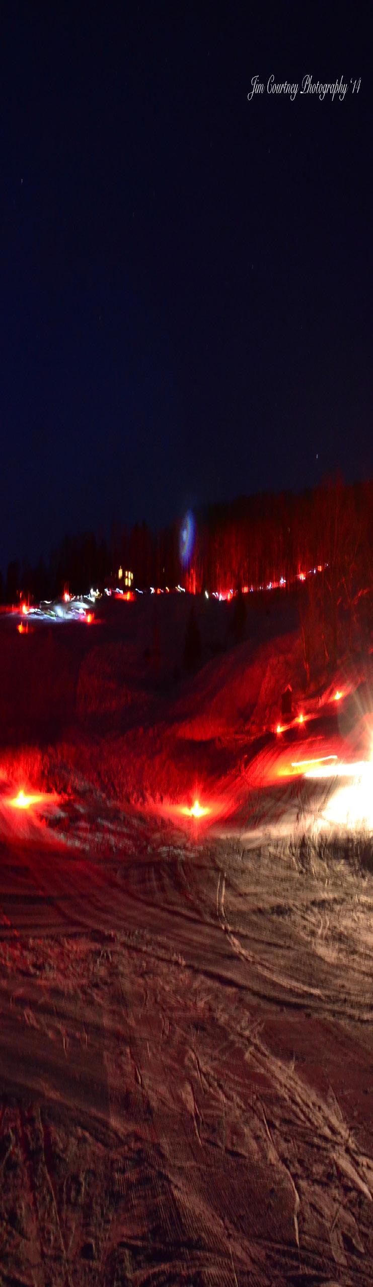Quechee at 5:00pm sharp! Ski down with flashlights and glow sticks! A grand fireworks display will follow the parade.