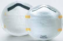 1501-CS 422300035 Nuisance dust mask 12/Bx/Cs 50/Bx Disposable 1501-CS Low-Profile N95 Respirator Durable, latex-free polymer head straps are pre-stretched and ultrasonically welded to withstand