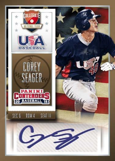 USA BASEBALL TICKETS Find former and current USA Baseball talent in this all new USA Baseball Ticket. Collect players like Seager, Kyle Schwarber, D.J.