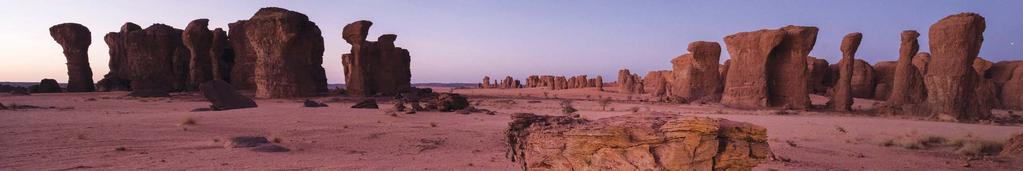 Ennedi, Chad, was declared a UNESCO World Heritage Site in 2016.