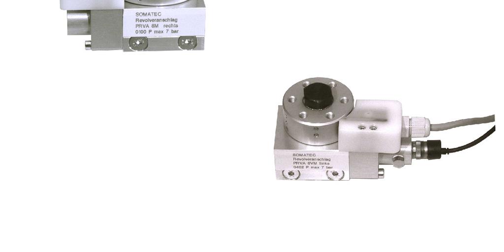 de Telefax 07558/674n Pneumatic turret stop with 6, 8 and 12 stop positions for automation PRVA