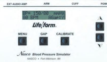 The Set SYSTOLIC pressure menu will display in the Electronic Control Unit window. (See Figure 28.) 3.