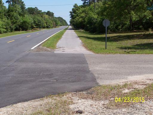 EASTPOINT There is an asphalt multi-use path on the east side of North Bayshore Drive from Hickory Street to Palm Street, approximately 2,680