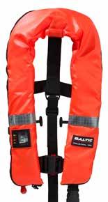 or for use when an extra durable lifejacket and automatic inflation is needed. Easy re-closing by a way of a Delrin zip.