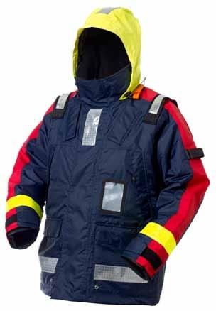 Available in automatic version and fitted with retro reflective tape, whistle and crutch strap. Toggles to fit sprayhood and attach to a jacket. Automatic cartridge art no 2520.