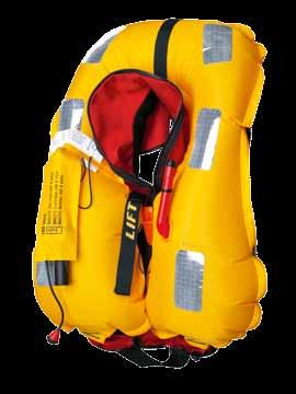 After gas inflation the lifejacket must be rearmed. Inside the lifejacket you will find instructions as to which rearming kit to use.