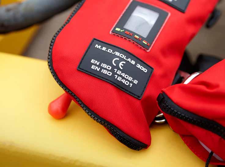 REARMING inflatable lifejackets CONTROL OF EXPIRY DATES OF CARTRIDGES, DEFLATION AND RE-PACKING United moulders Deflation of an inflated