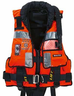 The Pilot also has lifting beckets incorporated in the shoulder straps and retro reflective tape front and back to ensure all-round high visibility for night-work.