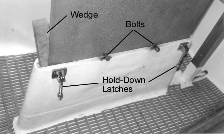 inch or so by turning the winch handle clockwise (as viewed looking aft). Refer to Figure 5-1.