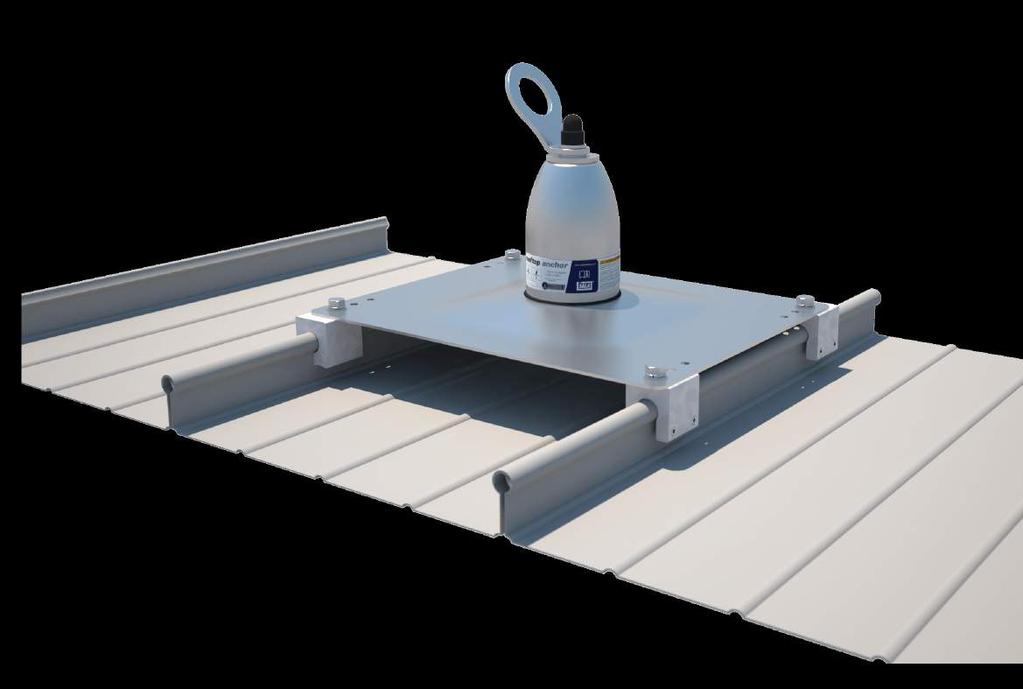 FOR STANDING SEAMS ROO ANCH S Designed for installation to flat or low sloped FOR STANDING SEAMS aluminum, steel or stainless steel standing seam roofs.