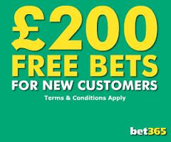 FREE BETS Sign up to the offers below and get free bets for opening a new account (please note terms and