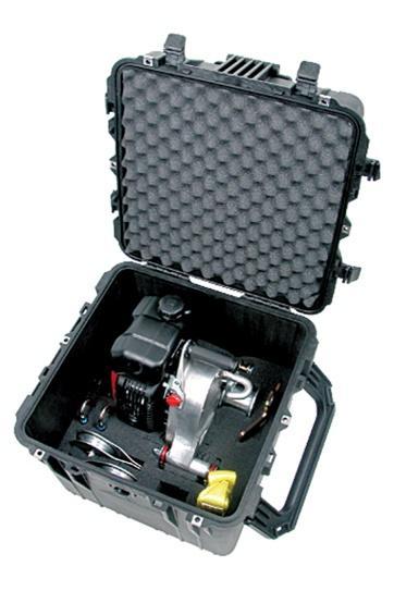 5") PADDED WATERPROOF CASES A padded waterproof case allows secure transportation and storage of the Portable Winches.