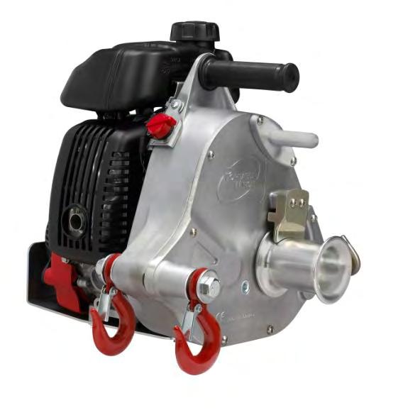 PCW5000 GAS-POWERED PULLING WINCH Our first and most popular model! This winch is lightweight, portable, gas (petrol) powered, and has a 1000 kg (2200 lb) pulling capacity.