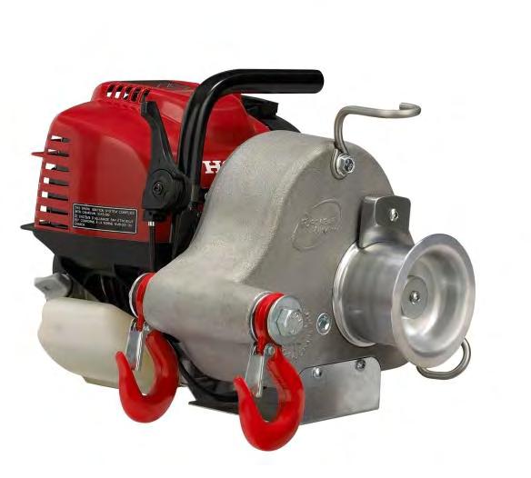 PCW3000 GAS-POWERED PORTABLE CAPSTAN WINCH Portable Winch Co. is proud to introduce its brand new model: THE PCW3000.