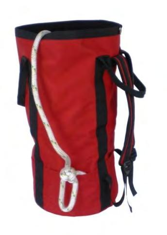 PCA-1256 ROPE BAG - MEDIUM (W/SHOULDER STRAPS) Ideal to carry/store your ropes and small accessories around the woodlot or any location and prevent tangling.