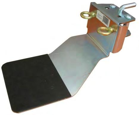 PCA-1268 WINCH SUPPORT PLATE W/BENT PIN This winch support plate is ideal to attach a winch to a vehicle or tree/pole mount (PCA-1263).