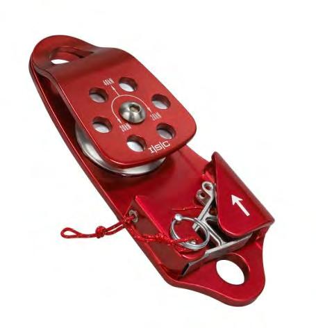 PCA-1271 SWING SIDE SELF-BLOCKING ALUMINIUM PULLEY The self-locking pulley is especially designed for rescue operations.