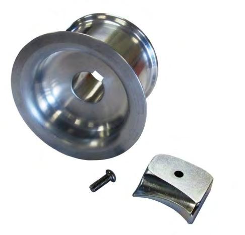PCA-1120 CAPSTAN DRUM 76 MM (3'') W/ROPE GUIDE AND 1 BOLT For PCW3000 winch only. Use this drum to get the maximum pulling power and speed of your PCW3000.