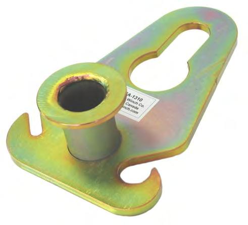 PCA-1310 BALL HITCH PULLING PLATE On a QUAD (ATV) or other vehicle, there are no good anchor points. The pulling plate is the ideal hitch anchor for rope or chain.