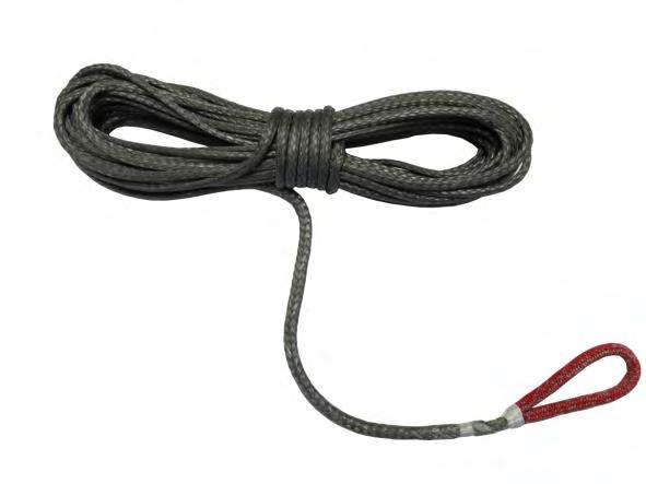 DYNEEMA ATV WINCHLINES No more sore hands or pigtails caused by steel cables. These replacement ATV winchlines are made of synthetic Dyneema SK-75 fibers.