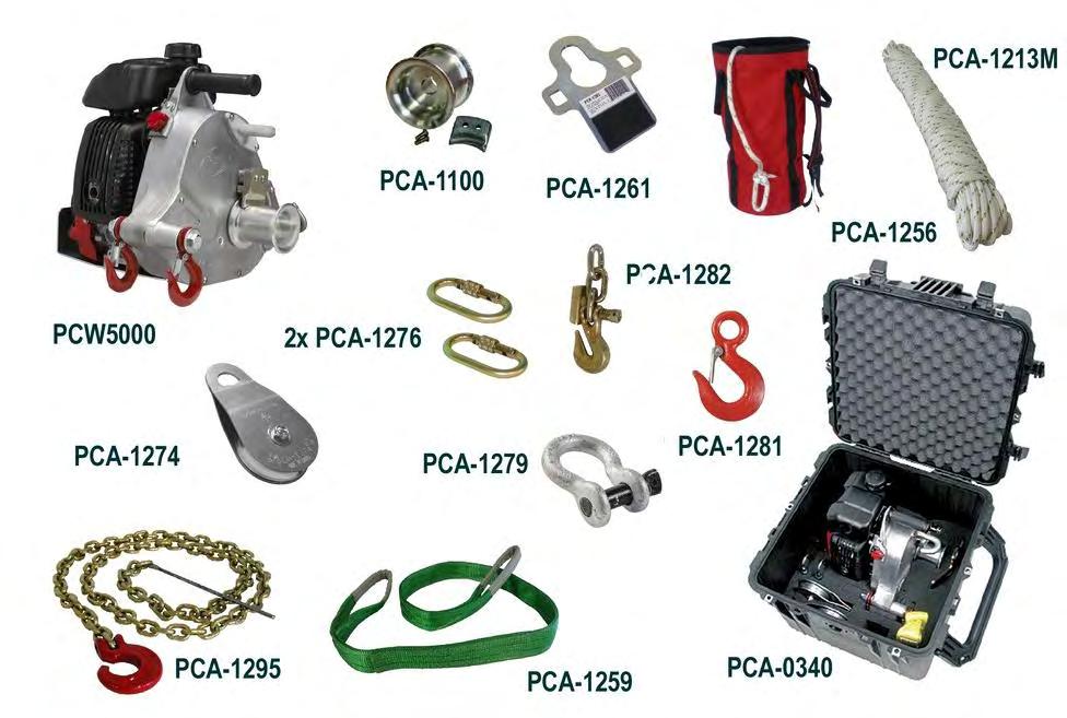 PCW5000-MK - MULTI-PURPOSE ASSORTMENT If you need to use the winch for general purpose jobs, you should consider this assortment.