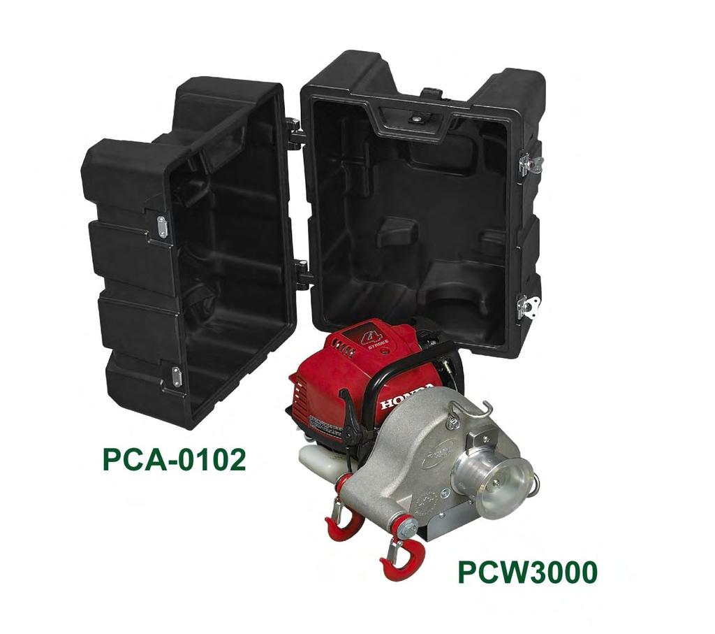 PCW3000-CK - WINCH AND CASE The inseperable duo! Protect your PCW3000 with its molded transport case.