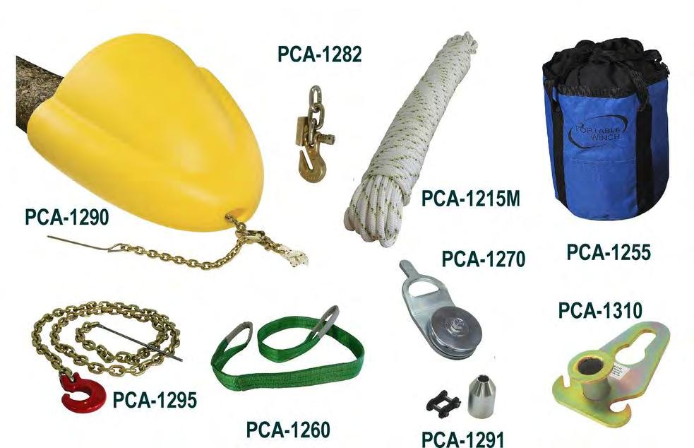 PCA-1290-K - SKIDDING CONE ASSORTMENT The skidding cone assortment is a great solution for pulling logs with a small tractor or a QUAD (ATV). As you know, there are no real anchor points on a QUAD.