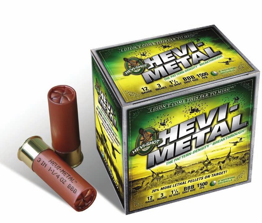 FEDERAL POWER-SHOK HEVI-SHOT HEVI-METAL SHOTSHELLS MORE LETHAL THAN STEEL PER CASE/250 ROUNDS SHOT SIZE: