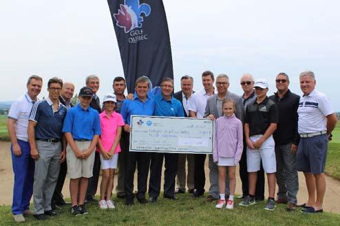 21 members join forces to make a $10,500 donation La Vallée du Richelieu, take 2! http://www.golfquebec.org/en/news_voir.asp?