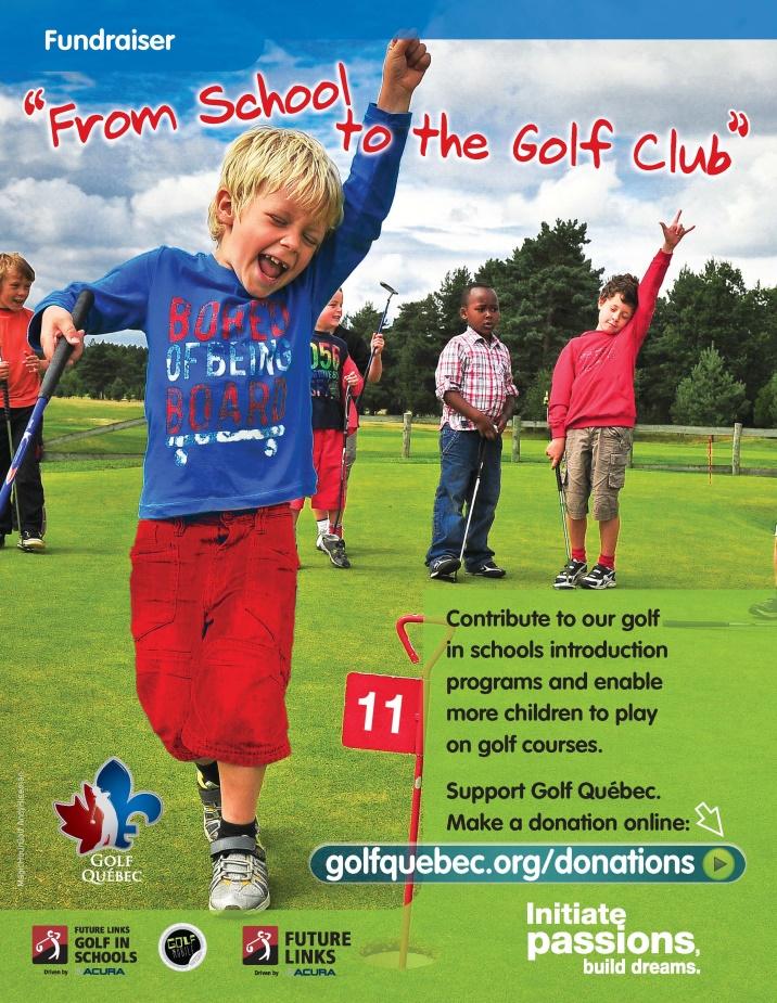 Fundraiser The crucial impact of donations At the beginning of a new season, you surely are eager to visit your golf club. And you are not the only ones!