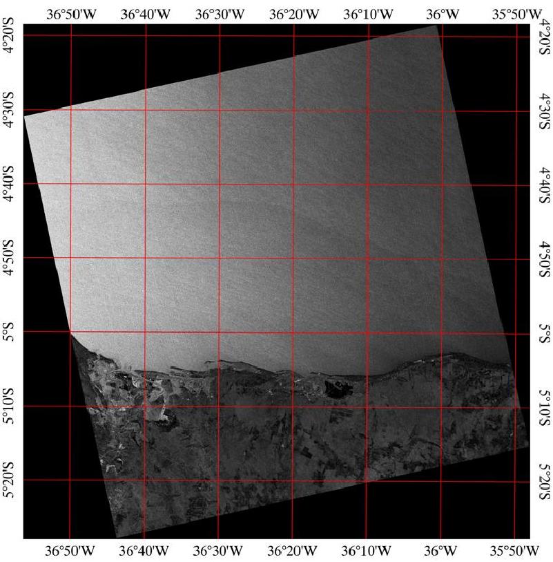 (d) ALOS PALSAR, acquired on July 20, 2007 with HH polarization. (a) RADARSAT-1 image.