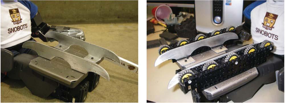 C. Iverach-Brereton et al. / Robotics and Autonomous Systems 62 (2014) 306 318 311 Fig. 12. The robot s ice skates (left) and inline skates. Fig. 13. The first pair of prototype skates.