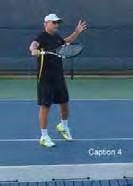 forehand service return, the backhand service return, the forehand high volley approach shot, and the two handed high volley approach shot.