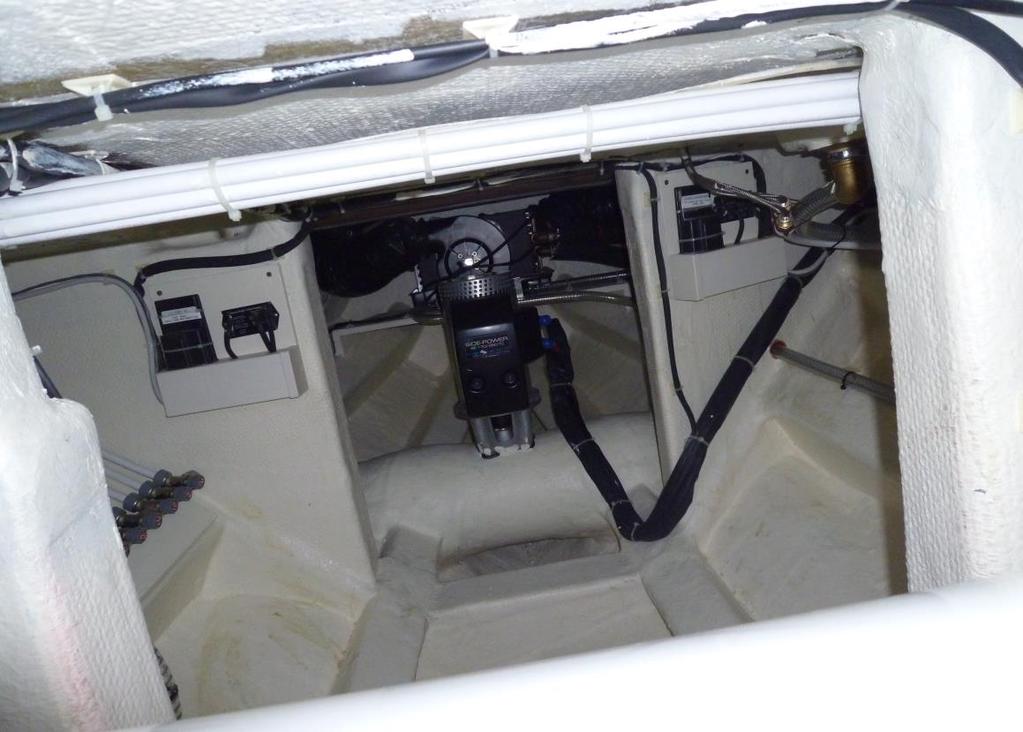 Hull construction seen from the inside: -The hull was inspected from