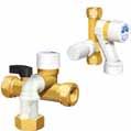 Accessories for Sanitary Installations 5 SAFETY GROUPS For protecting the potable water system from excess pressure during the heating cycle.