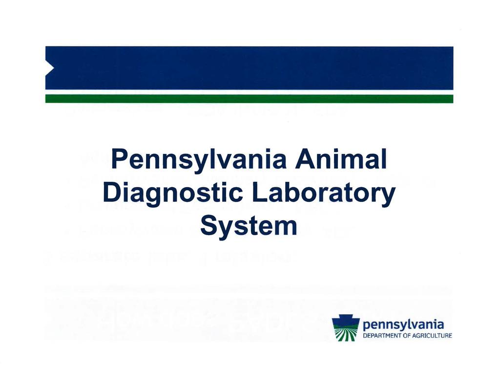 Pennsylvania Animal Diagnostic