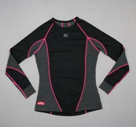 2 2 Virtual Longsleeve Shirt /Fusha CODE 73CL761 86 SIZE XS - XL Carefully designed with Mizuno s Virtual Body analysis technology for maximum comfort and easy movement Thermal Underwear