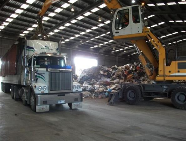 35. Refuse transfer stations A refuse transfer station is a facility where solid waste materials, including commercial, industrial and household refuse, are delivered by commercial and domestic