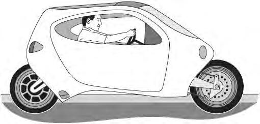 Q1.The diagram below shows an electric two-wheeled vehicle and driver. (a) The vehicle accelerates horizontally from rest to 27.8 m s 1 in a time of 4.6 s.