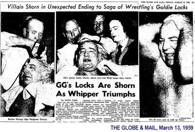 Canadian Freemason Whipper Billy Watson Born William John Potts on June 25h 1915 in East York, Ontario (Toronto) became one of Canada s most famous and admired professional wrestles "Whipper Billy