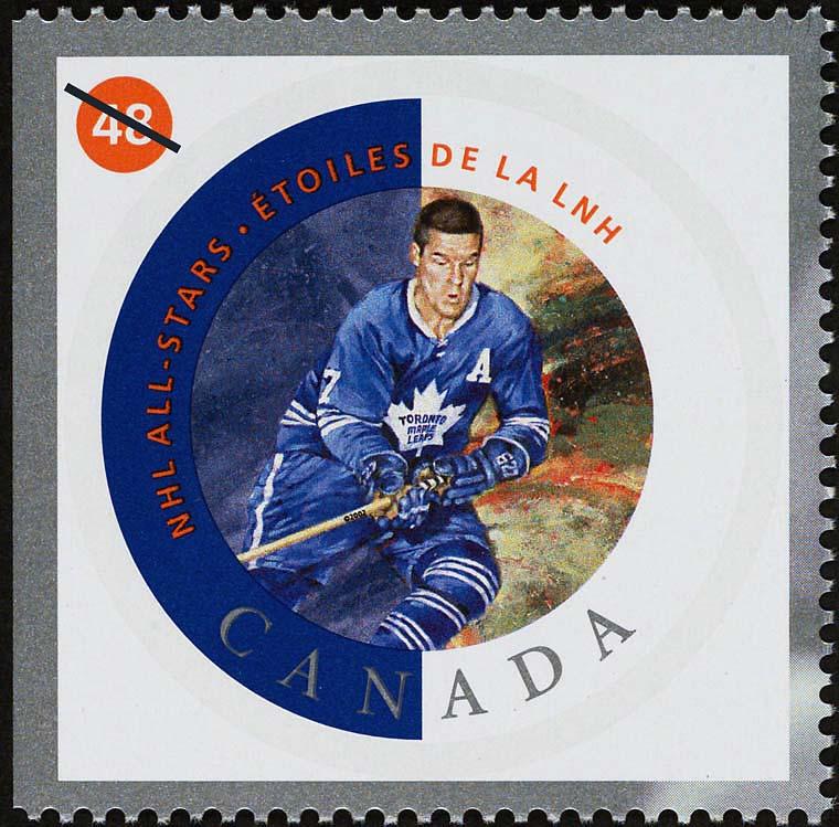 (See May 2013 issue of the Watermark) The first stamp depicting the hockey star and businessman was issued in 2002.