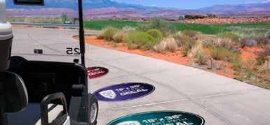 Sponsorship includes one (1) full-color tee box sign on a dedicated hole.