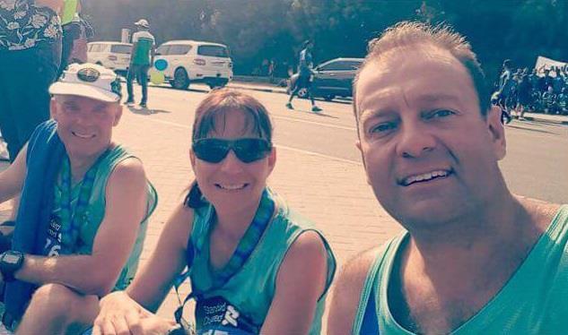 Loubser and Yvonne van Wyk with Johan