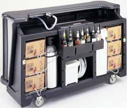 Large CamBars Complete Systems BAR730 Post-mix System for 5-gallon, Bag-in-box Syrups Holds up to 6 syrup boxes and 1 CO2 tank.