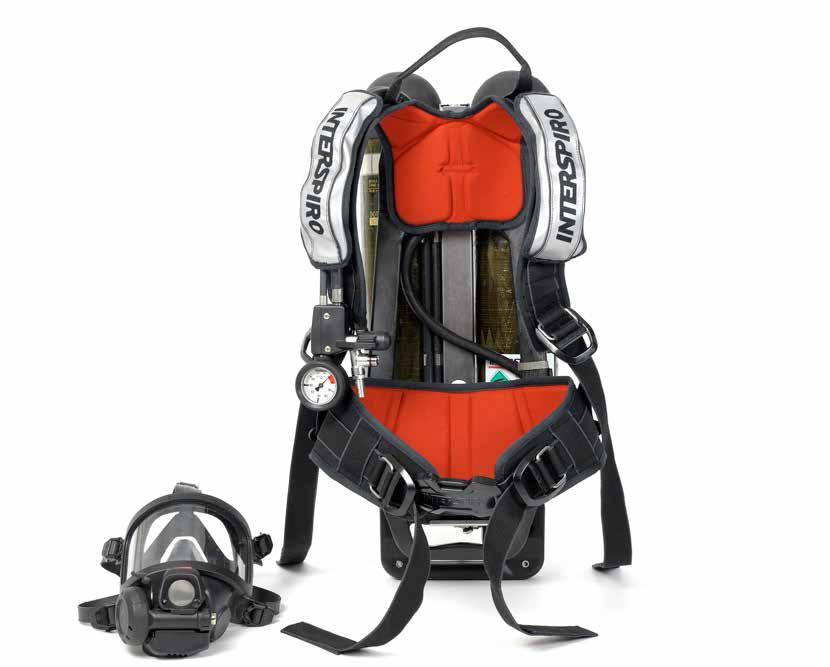 18 SELF CONTAINED BREATHING APPARATUS (SCBA) QS II-R QS II-R combines a new harness concept with the proven performance of the Interspiro reserve air warning.