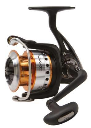 Rollen Reels Front drag reels TEAM DAIWA MATCH / FEEDER Front drag reels EXCELER X Metal Reel For 2011, Daiwa introduces a new series of Match and Feeder reels with single handle.